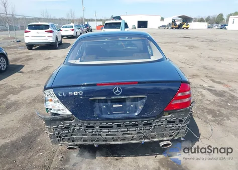 2002 Mercedes-Benz Cl 500 из США, поврежденный, VIN WDBPJ75J82A030901